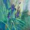 irissen 70 x 70 acrylverf op doek