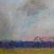 laag perspectief 90 x90 olieverf op doek