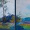 2 luik heide landschap  40 x 40 acrylverf op doek