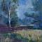 op de hei 30 x 40 acrylverf op doek