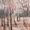 winterlicht 100 x 120 olieverf op doek