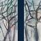 wintertakken abstract 2-luik   2 x 50 x 50  acrylverf op doek