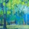 
Lichtinval 150 x 50 olieverf op doek