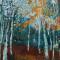 
Berkenexperiment 120 x 100 acrylverf op doek