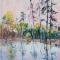 
Verrassende weerspiegeling 100 x 120 acrylverf op doek