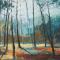 
Lichte plek 120 x 100 Acrylverf op doek