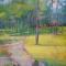 
Bospad 70 x 100 acrylverf op doek