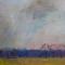 
Laag perspectief 90 x 90 olieverf op doek