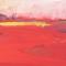 
Landschaprood 2 150 x 50 olieverf op doek