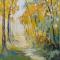 
Bospad 2 100 x 100 acrylverf op doek